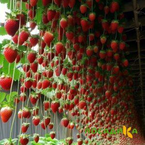 Клубника ампельная Анастасия купить по цене от 370р. в интернет-магазине «Посадика» с доставкой почтой в в Темникове и по всей России – [изображение №1].
